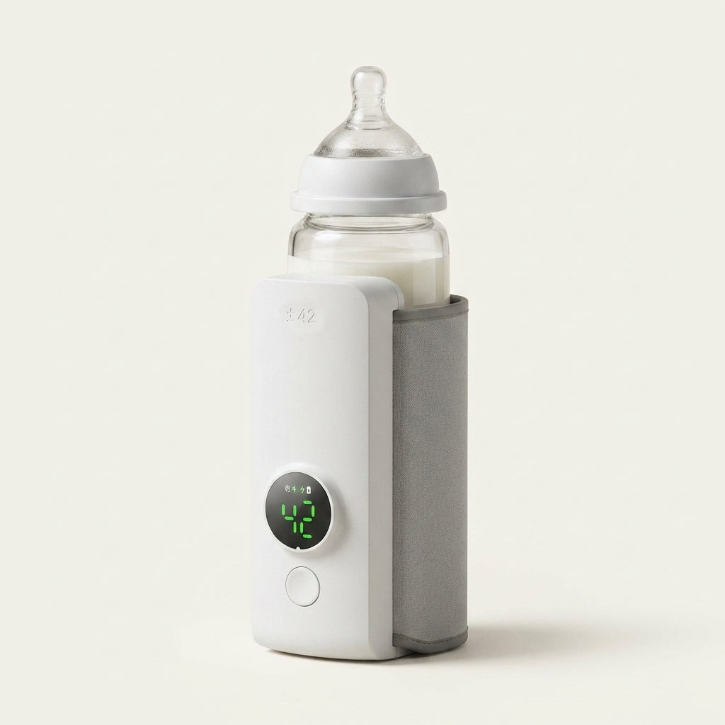 Perfect-temp feeds, wherever baby gets hungry